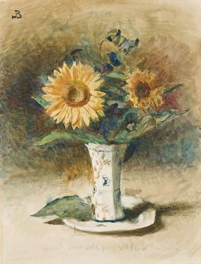 Ahimè! Non sono Van Dyck: due girasoli in un vaso da Leon Joseph Florentin Bonnat