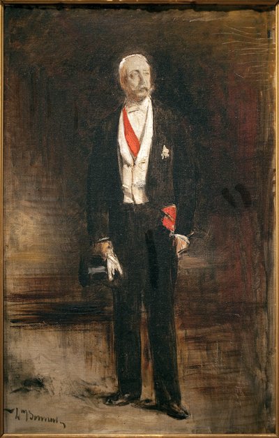Schizzo per il ritratto a piedi del presidente Felix Faure (1841-1899). Dipinto di Leon Bonnat (1833-1922) da Leon Joseph Florentin Bonnat
