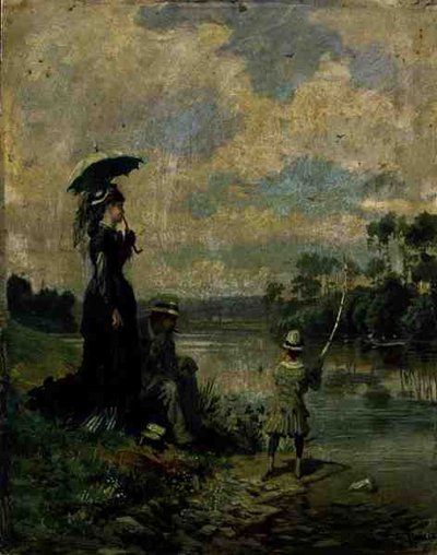 La festa della pesca da Leon Joseph Voirin