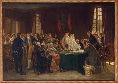 Il matrimonio durante il Primo Impero, di Dansaert, Leon Marie Constant da Leon Marie Constant Dansaert