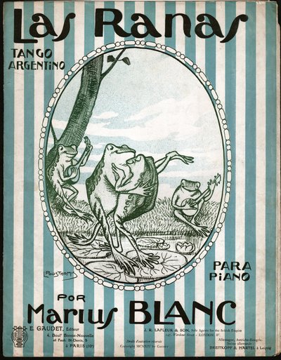 Rane che ballano il tango (illustrazione) da Leon Pousthomis
