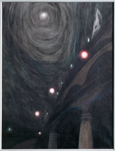 Clair de Lune et Lumieres. Gouache su carta ... (gouache su carta) da Leon Spilliaert
