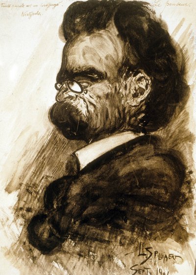 Friedrich Nietzsche (1844-1900) filosofo e poeta tedesco da Leon Spilliaert
