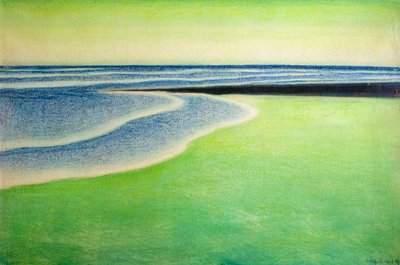 Paesaggio marino verde da Leon Spilliaert