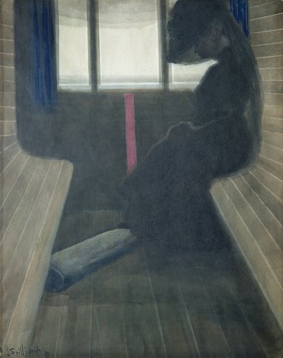 La donna sul treno, La vedova da Leon Spilliaert