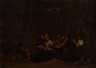 Pashur colpisce Geremia nel tempio da Leonaert Bramer