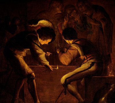 Il rinnegamento di San Pietro da Leonaert Bramer