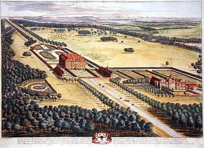 Stansted nella contea di Sussex inciso da Johannes Kip (c.1652-1722) da Leonard (after) Knyff