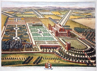 Wollaton Hall nella contea di Nottingham (incisione) da Leonard (after) Knyff