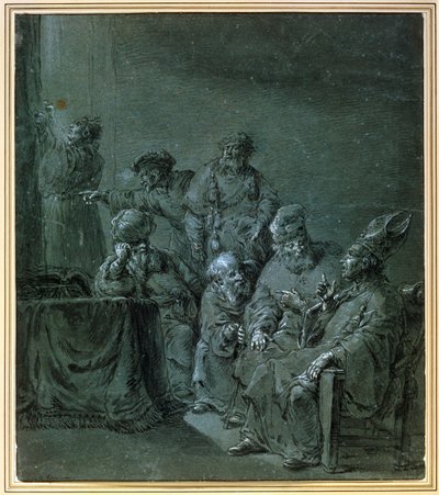 Un soggetto biblico, XVII secolo da Leonard Bramer