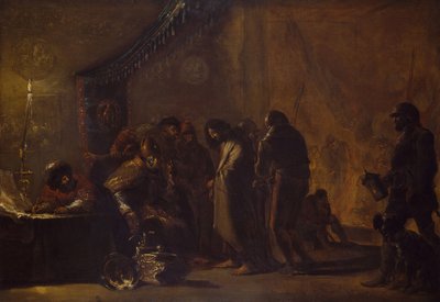 Cristo davanti a Caifa, 1640-1645 da Leonard Bramer