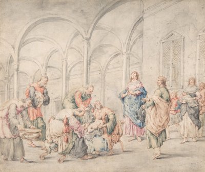 La circoncisione, 1611-74 da Leonard Bramer
