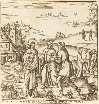 Cristo invita due discepoli di Giovanni Battista a seguirlo da Leonard Gaultier