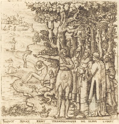 Giovanni Battista testimonia per Cristo da Leonard Gaultier