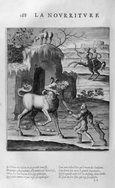 La Nourriture allegoria mitologica greca da Leonard Gaultier