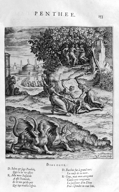 Penteo, 1615 da Leonard Gaultier