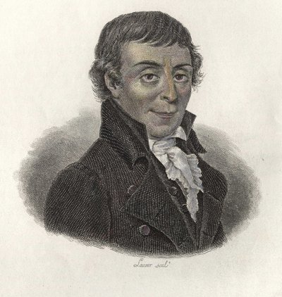 Ritratto di Abate Gaultier (1746-1818), professore e metodologo dell