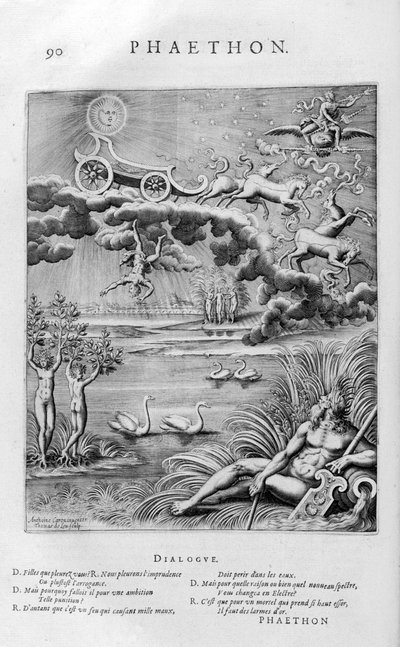 La caduta di Fetonte, 1615 da Leonard Gaultier