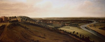 Veduta dal lato di Richmond Hill verso il nuovo parco del conte di Rochester da Leonard Knyff
