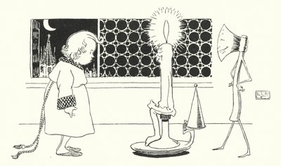 Ecco una candela per illuminarti a letto da Leonard Leslie Brooke