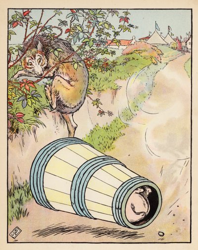 Illustrazione per I tre porcellini da Leonard Leslie Brooke