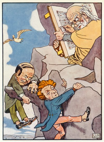 I due scapoli (litografia a colori) da Leonard Leslie Brooke