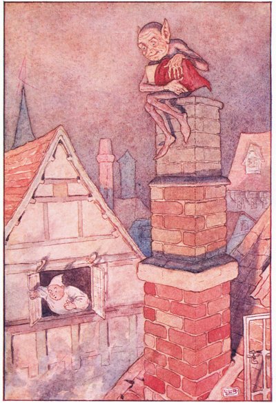 Il folletto e il droghiere, anni 1920 da Leonard Leslie Brooke