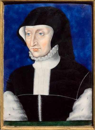 Antonietta di Borbone, 1567 circa (smalto policromo su rame)Écouen, museo nazionale del Rinascimento da Leonard Limosin
