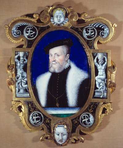 Ritratto di Anne de Montmorency Connestabile (1493-1567) da Leonard Limosin