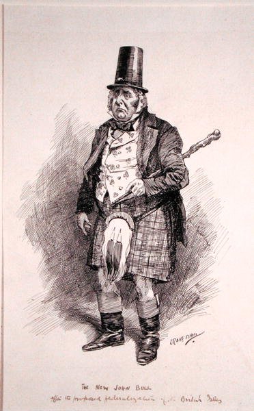 Il nuovo John Bull, illustrazione da Punch, pubblicata il 26 ottobre 1910 da Leonard Raven Hill