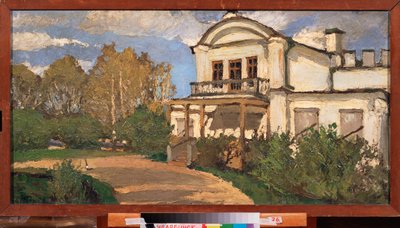 Una casa bianca da Leonard Viktorovich Turzhansky