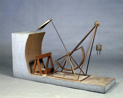Escavatore di Leonardo da Vinci da Leonardo da (after) Vinci