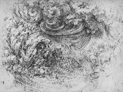Un Temporale, c1480 1945 da Leonardo da Vinci