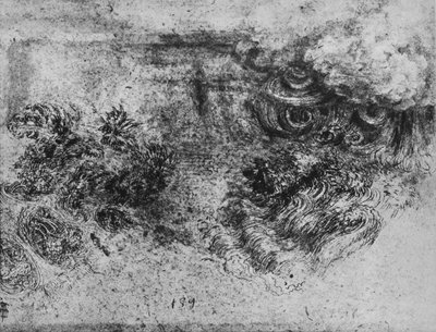 Un diluvio, c1480 da Leonardo da Vinci