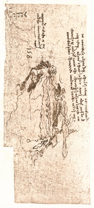 Mappa rappresentante il Mar Mediterraneo, c1472-c1519 1883 da Leonardo da Vinci