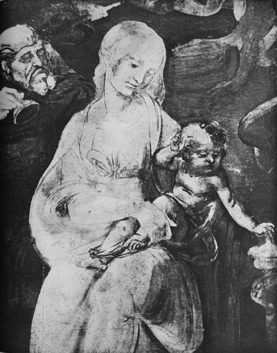 Adorazione dei Magi - Vergine e Bambino da Leonardo da Vinci