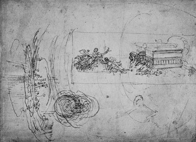 Rappresentazione Allegorica, c1480 da Leonardo da Vinci