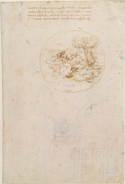Allegoria sulla fedeltà della lucertola da Leonardo da Vinci