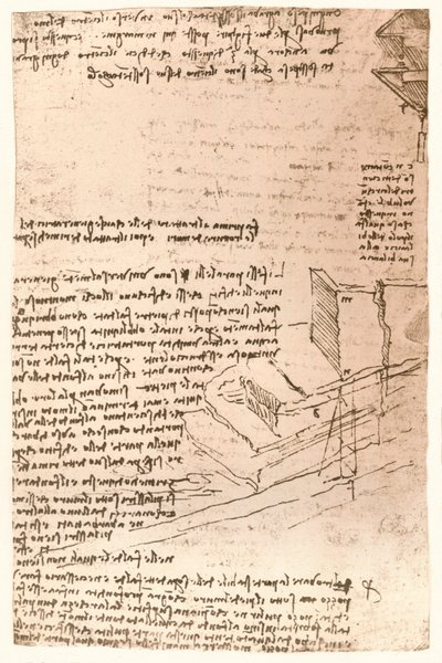 Disegno architettonico, 1472-1519 da Leonardo da Vinci