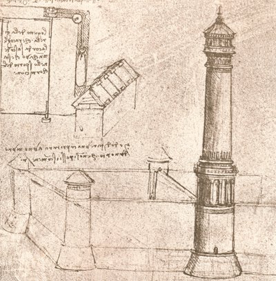 Architettura per castelli, c1472-c1519 1883 da Leonardo da Vinci