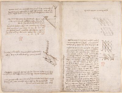 Note e diagrammi sulla meccanica, riguardanti la velocità dei liquidi, c.1503-6 da Leonardo da Vinci