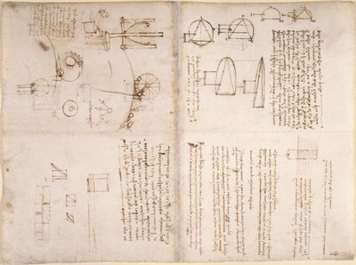 Note, schizzi schematici e diagrammi dal 