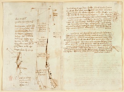 Piano del fiume Arno e note sui ponti di Firenze, dal 