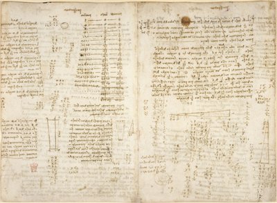 Note, diagrammi e calcoli matematici, intitolati 