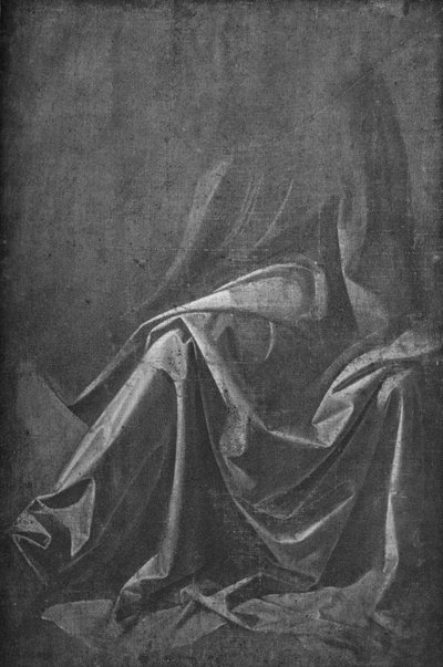 Calco di Drappeggio per una Figura Seduta, c1475 da Leonardo da Vinci
