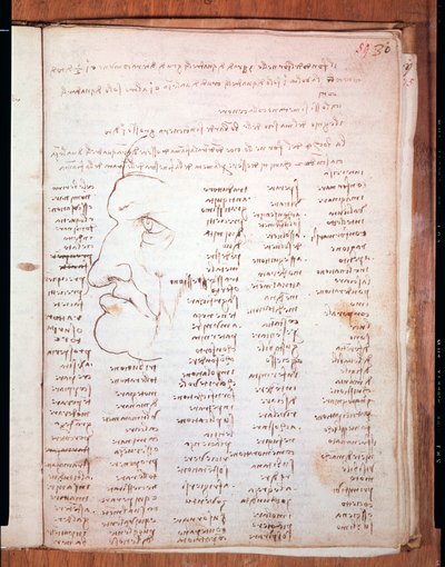 Codice Trivulziano di Leonardo da Vinci (1452 - 1519) - Biblioteca Trivulziana, Milano da Leonardo da Vinci