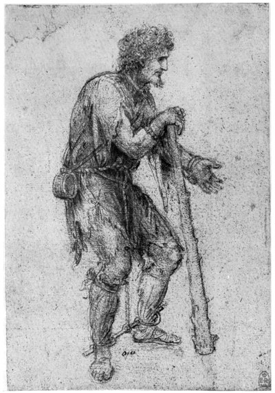 Studio di costumi, fine XV o inizio XVI secolo 1954 da Leonardo da Vinci
