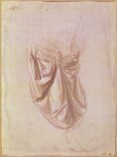 Studio di drappeggio da Leonardo da Vinci