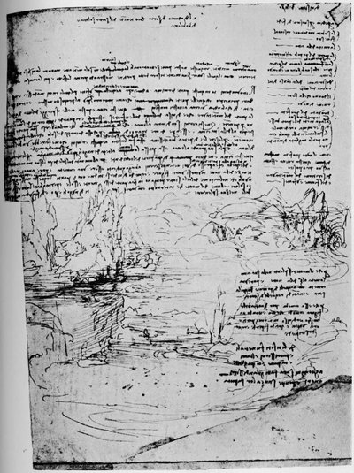Prima pagina delle Lettere armene, 1928 da Leonardo da Vinci