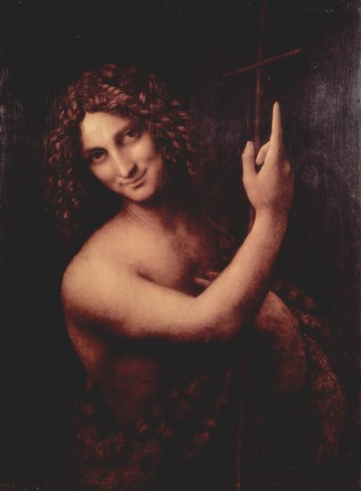 Francese:  Saint Jean Baptiste San Giovanni Battista da Leonardo da Vinci